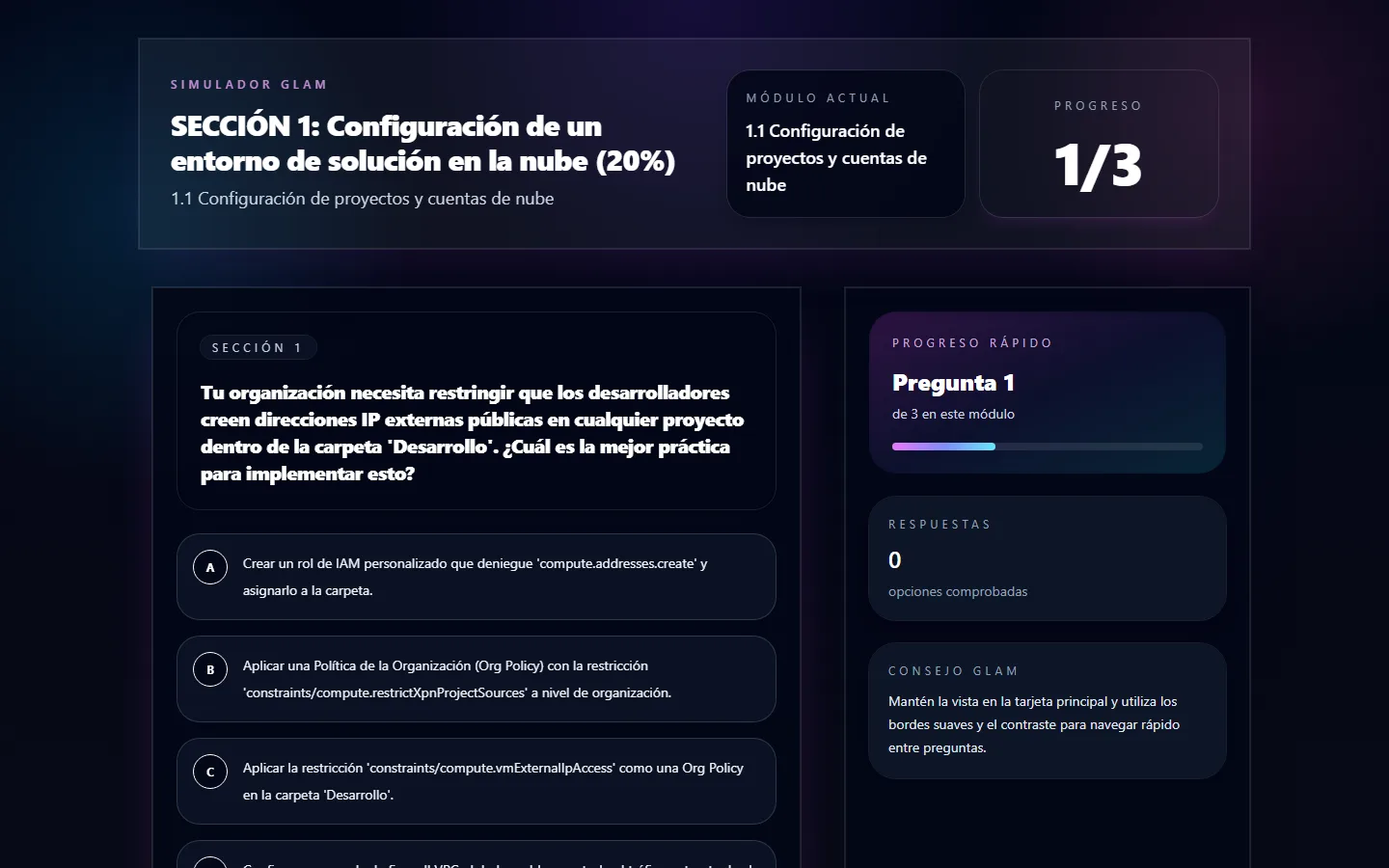 Simulador Google Cloud